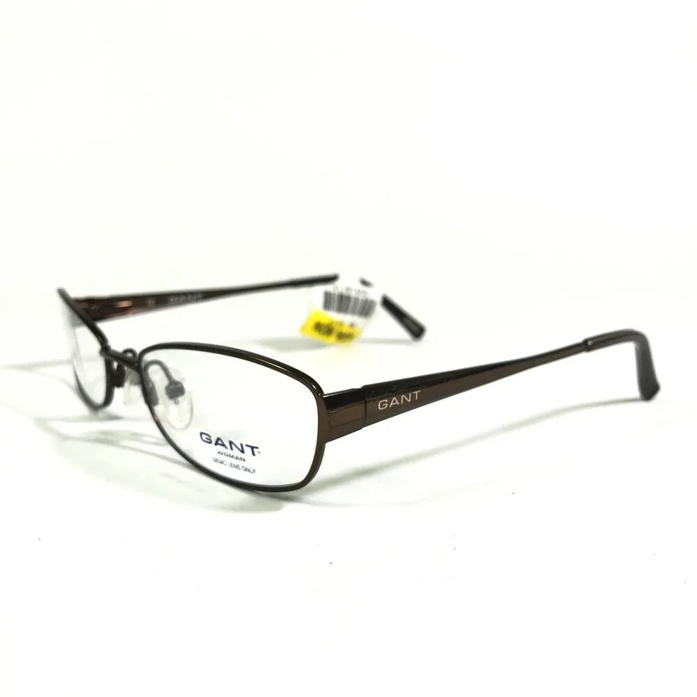 GANT Eyeglasses Frames GW TORCA SBRN Brown Cat Eye Full Wire Rim 51-17-135